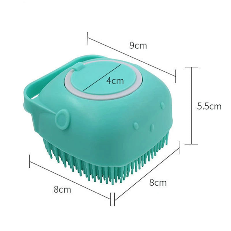 Silicone Dog Bath Massage Gloves
