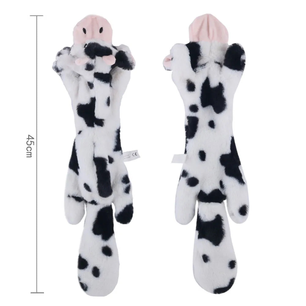 Stuffingless Animal Squeaky Dog Toy