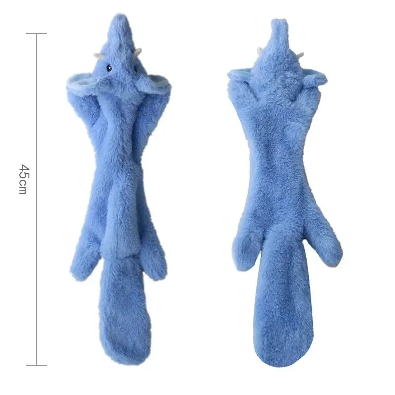 Stuffingless Animal Squeaky Dog Toy