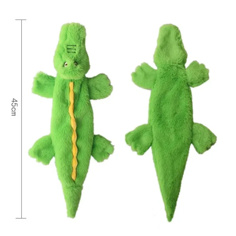 Stuffingless Animal Squeaky Dog Toy