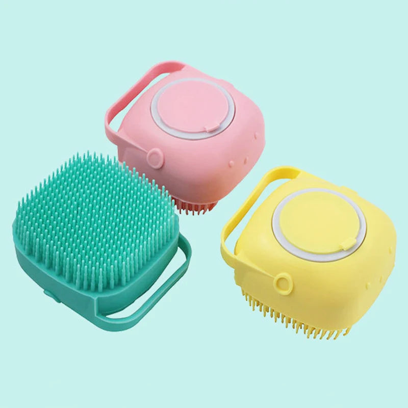 Silicone Dog Bath Massage Gloves