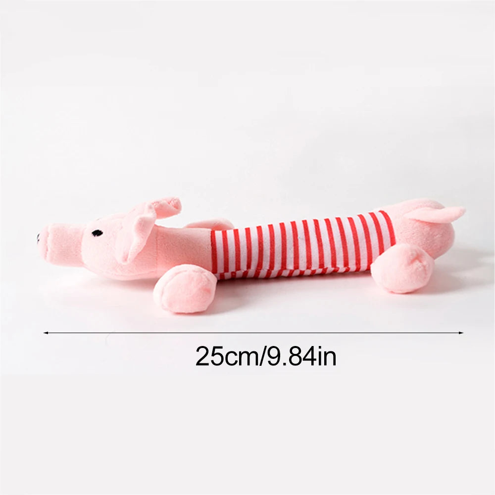 Stuffingless Animal Squeaky Dog Toy