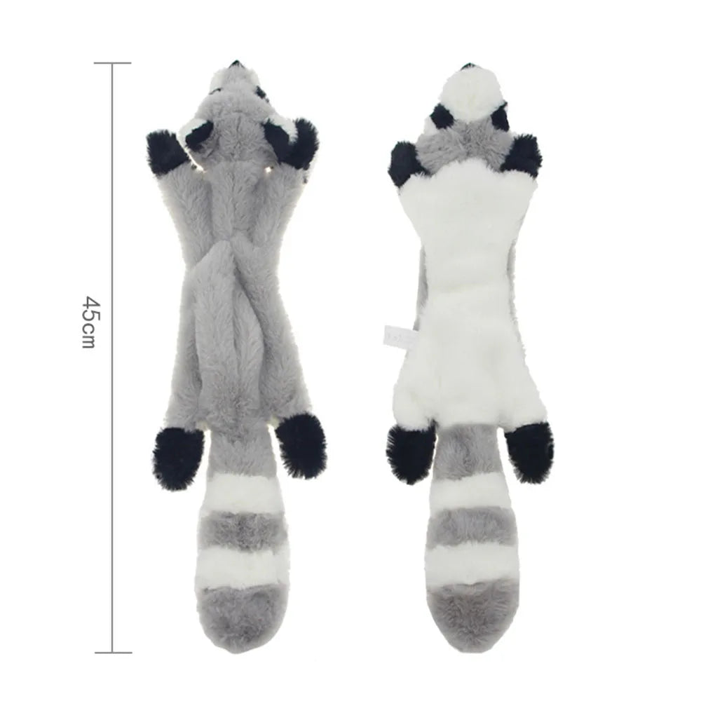 Stuffingless Animal Squeaky Dog Toy