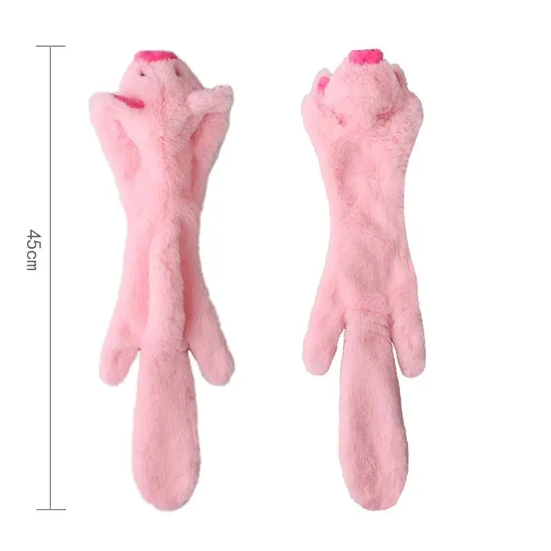Stuffingless Animal Squeaky Dog Toy