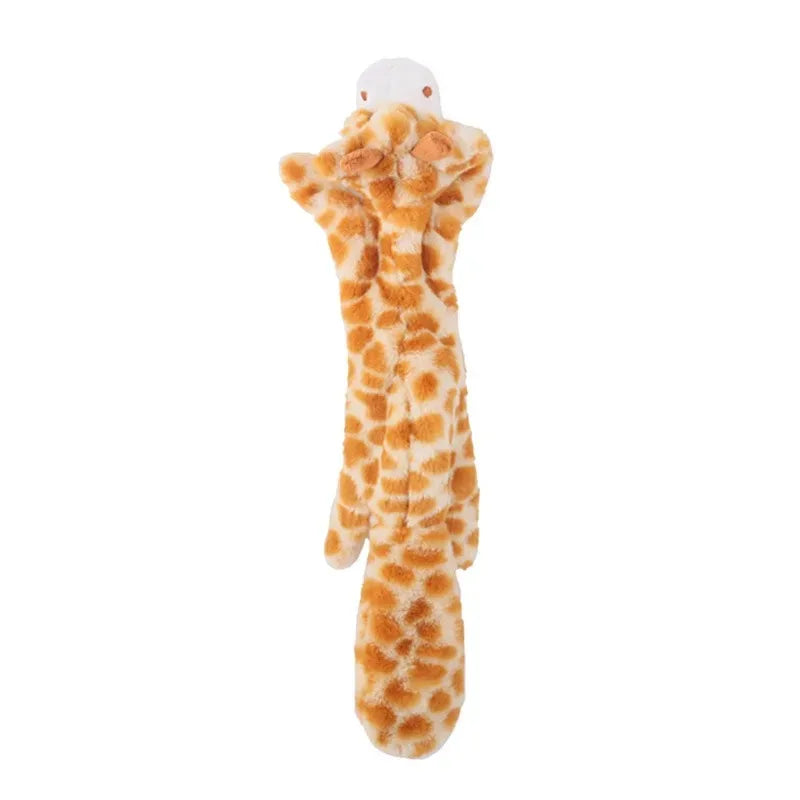 Stuffingless Animal Squeaky Dog Toy