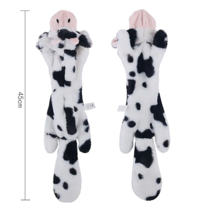 Stuffingless Animal Squeaky Dog Toy