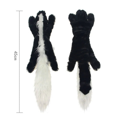 Stuffingless Animal Squeaky Dog Toy