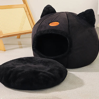 Cozy Winter Deep Sleep Cat & Dog Bed
