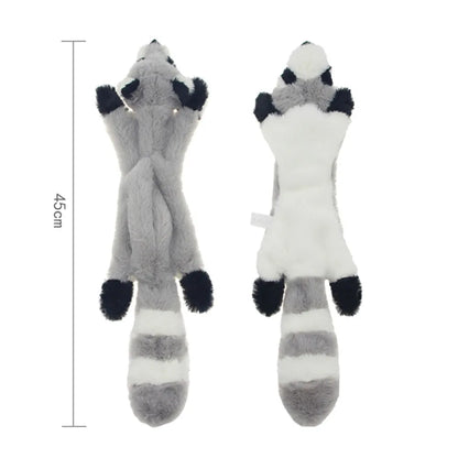 Stuffingless Animal Squeaky Dog Toy
