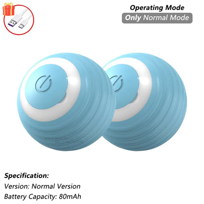 Rechargeable Smart Rolling Cat Toy with Tail