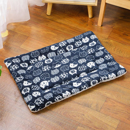 Flannel Pet Sleeping Mat & Dog Bed