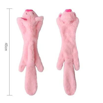 Stuffingless Animal Squeaky Dog Toy