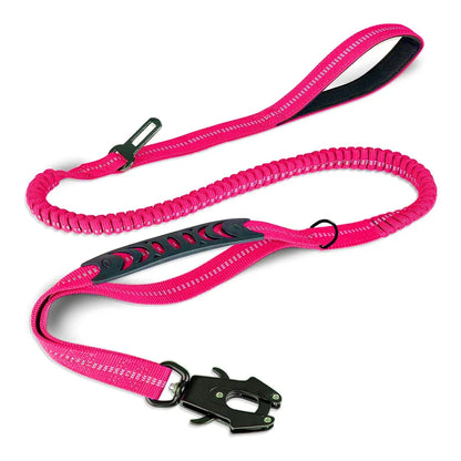 Reflective Shock Absorbing Tactical Dog Leash