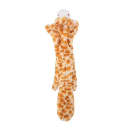 Stuffingless Animal Squeaky Dog Toy