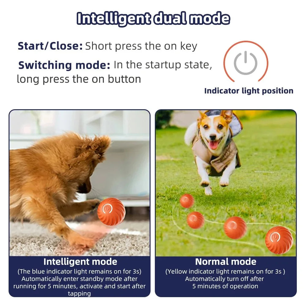 Electronic Interactive Pet Toy Ball