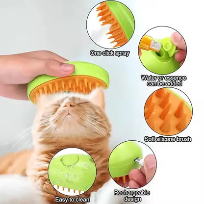 Pet's 3-in-1 Steam Brush