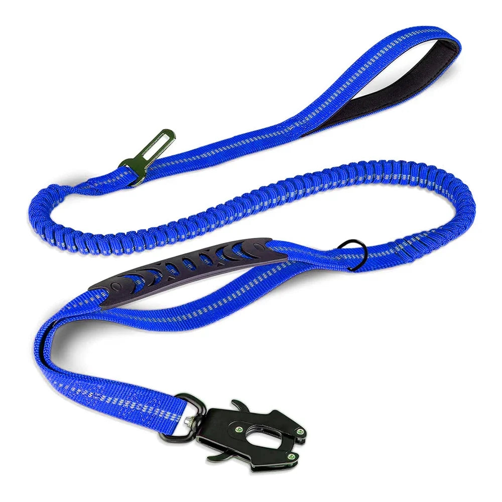 Reflective Shock Absorbing Tactical Dog Leash