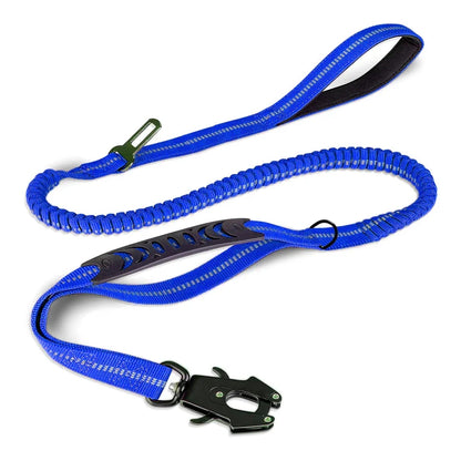 Reflective Shock Absorbing Tactical Dog Leash